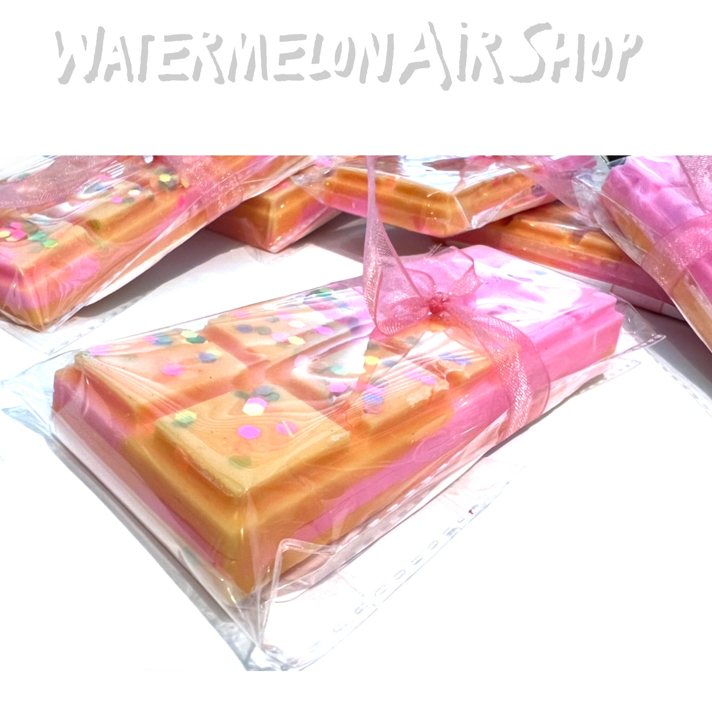 STRAWBERRY PEACH Snap Bar Wax Melts | Fruity | Delicious Scent | Faux Food