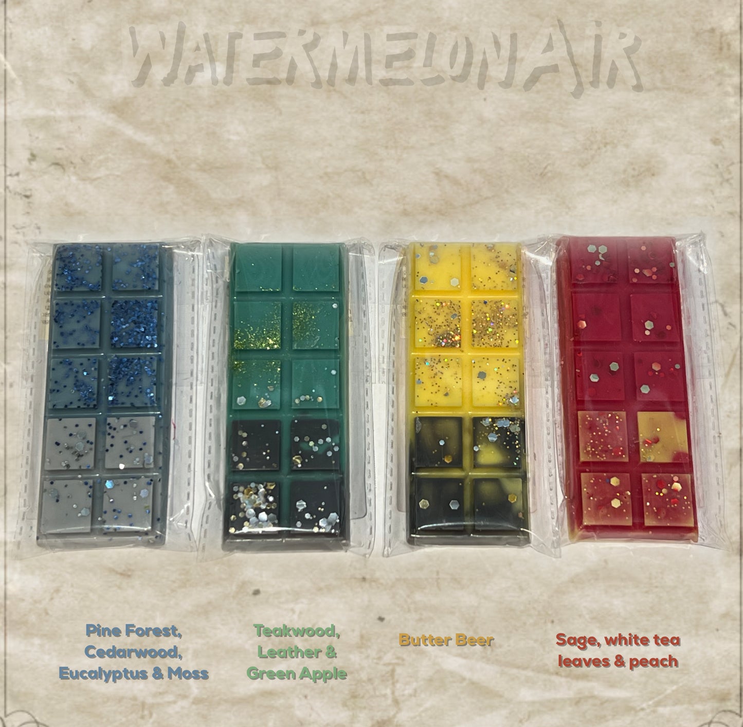 WIZARD INSPIRED WAX MELT Gift Set | Wizard Four Houses | HP fans | House Scented Wax Melts