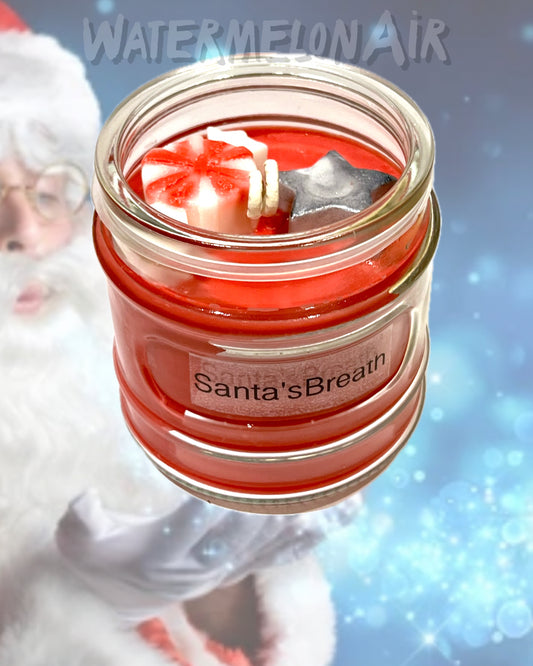 SANTA’S BREATH Soy Candle | fruity/floral candle| teacher gift | Thanksgiving gift | Christmas gift