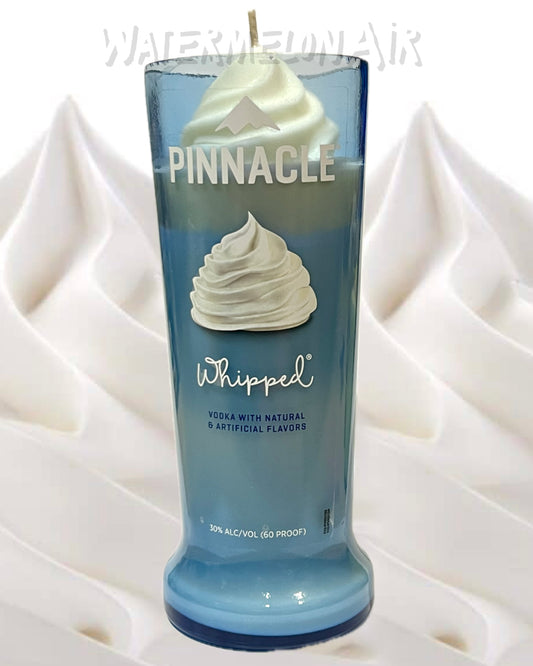 VANILLA WHIPPED CREAM Bottle Candle | Fake food candle | soy wax candle | no toxins | smells so good