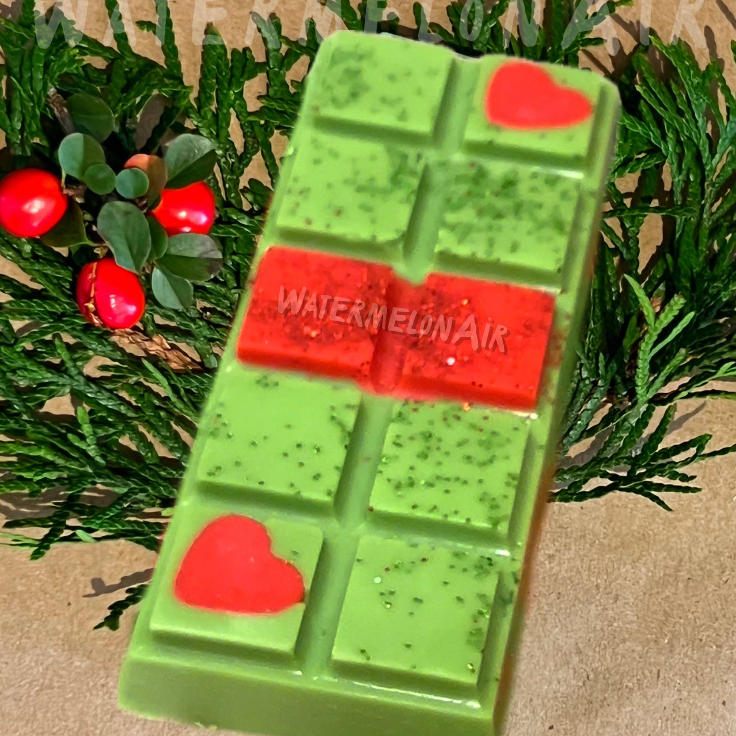 GINGERBREAD GRINCH Snap Bar Wax Melts | Holiday home | Festive Scent