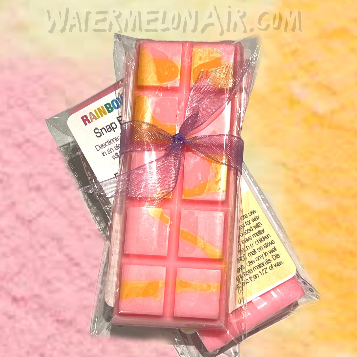 RAINBOW SHERBET Snap Bar Wax Melts | Nostalgic | Ice Cream Truck | Fun Scent