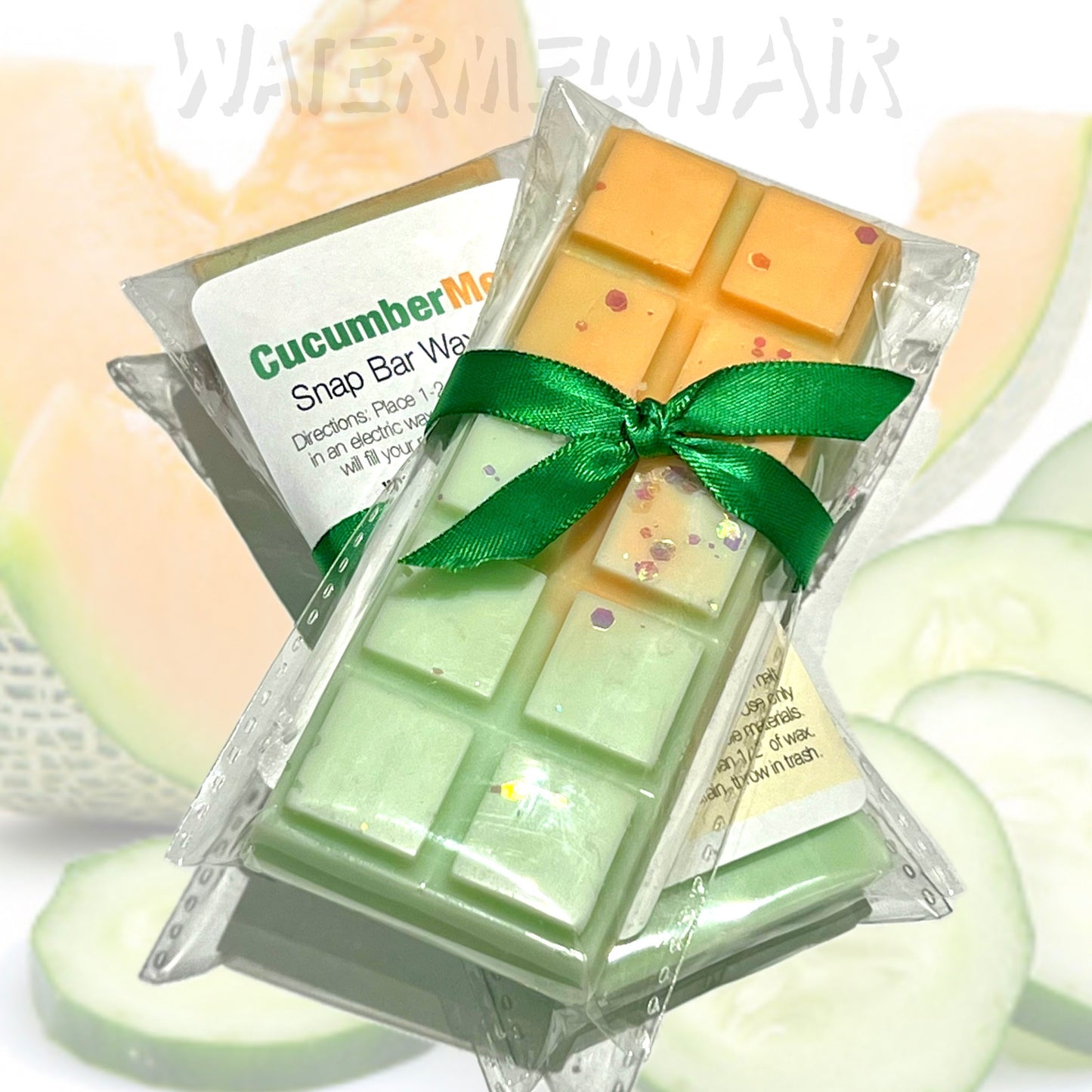 CUCUMBER MELON Snap Bar Wax Melts | home scent | apartment scent | summer scent | spa scent