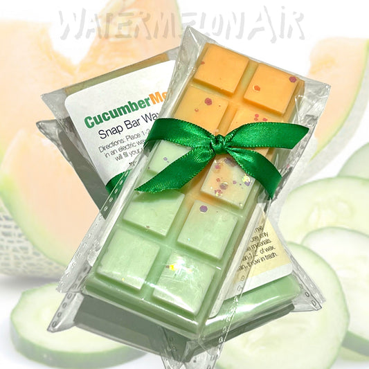 CUCUMBER MELON Snap Bar Wax Melts | home scent | apartment scent | summer scent | spa scent