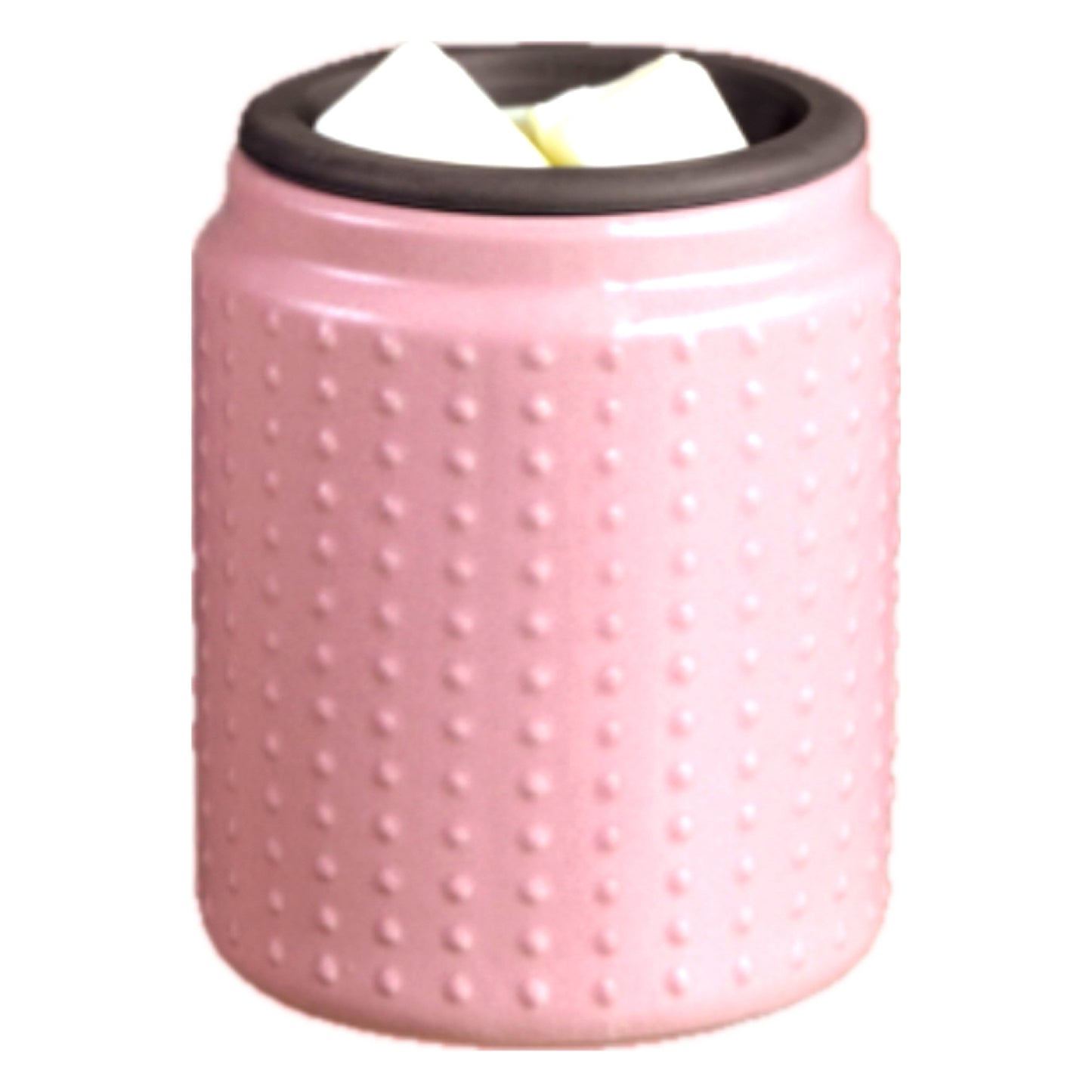 PINK HOBNAIL Electric Wax Warmer Flip Dish