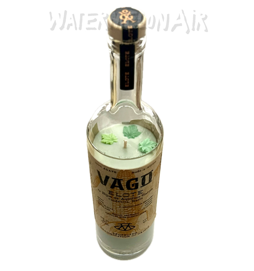 Woodland Sage Bottle Candle | summer candles | non toxic candles | pet safe | Vago Elot bottle candle