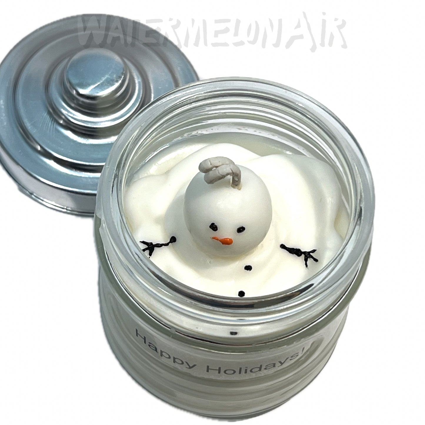 SNOWMAN MARSHMALLOW 12oz Soy Candle | Holiday gift | Food scent |decor candle | Snowman candle