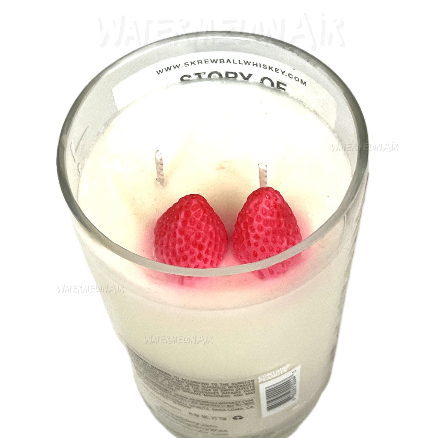 SCREWBALL Strawberry Jam Bottle Candle