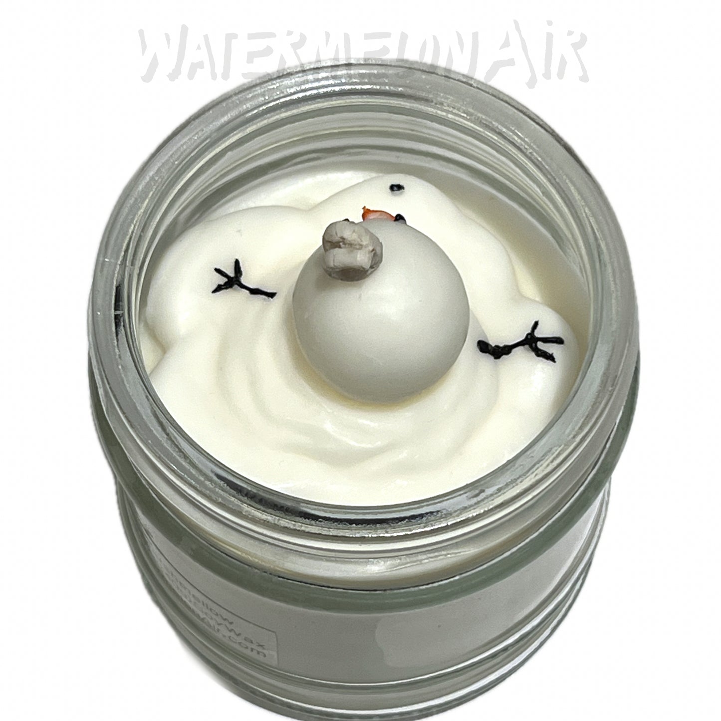 SNOWMAN MARSHMALLOW 12oz Soy Candle | Holiday gift | Food scent |decor candle | Snowman candle