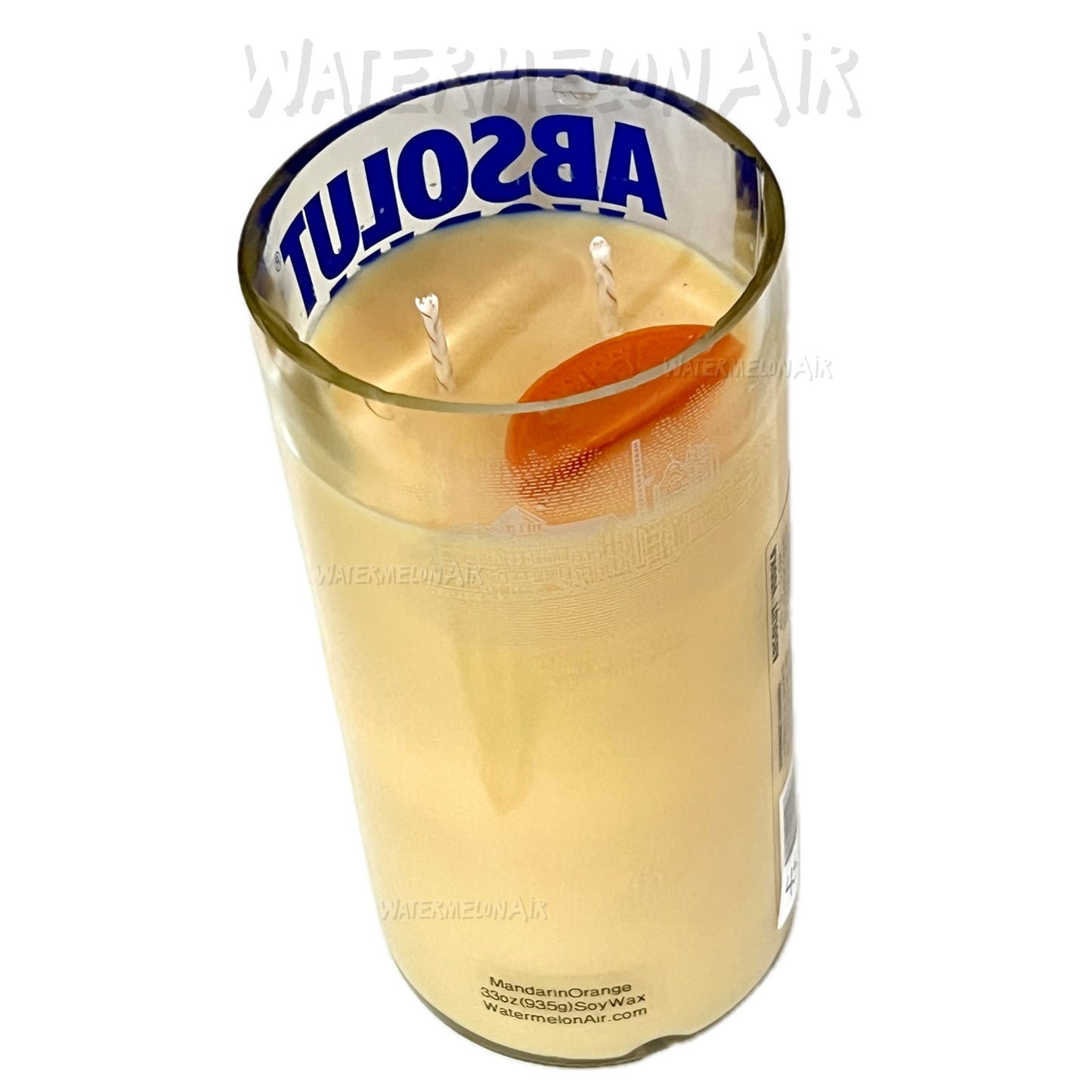 Mandarine Orange Bottle Candle