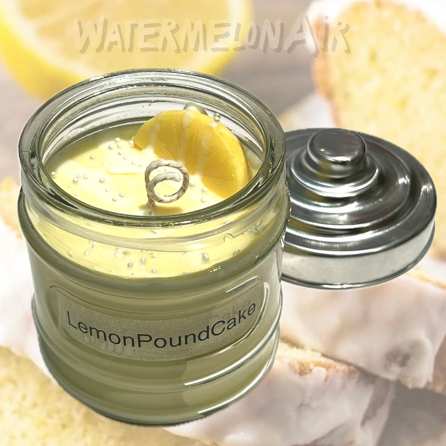 LEMON POUND CAKE Soy Candle | 14oz | Candle Gift | natural soy wax | smells like lemon pound cake | fresh baked scent