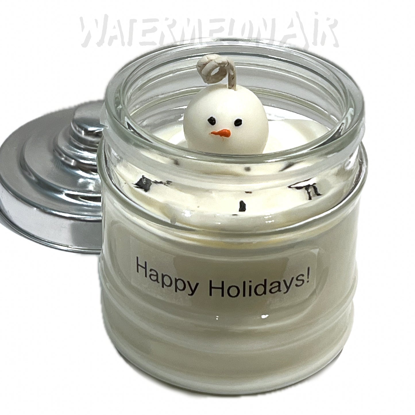 SNOWMAN MARSHMALLOW 12oz Soy Candle | Holiday gift | Food scent |decor candle | Snowman candle