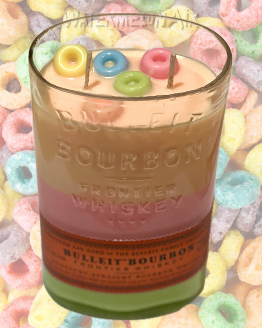 FRUIT LOOPY Bottle Candle | cereal candle | cheerful | gift | Cocktail Candle