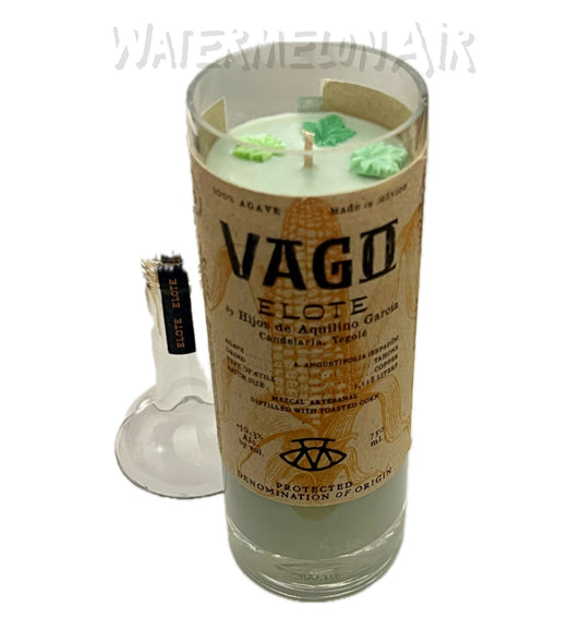 Woodland Sage Bottle Candle | summer candles | non toxic candles | pet safe | Vago Elot bottle candle