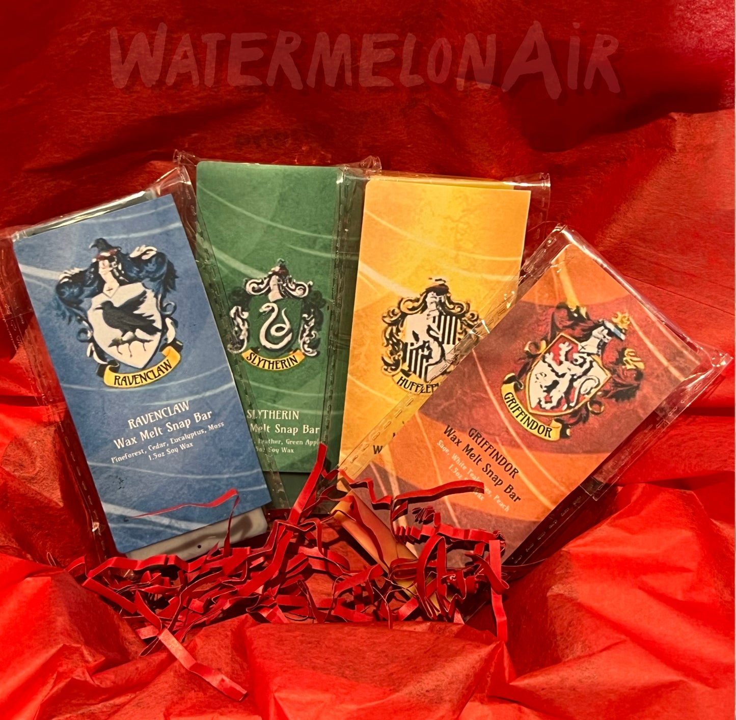 WIZARD INSPIRED WAX MELT Gift Set | Wizard Four Houses | HP fans | House Scented Wax Melts