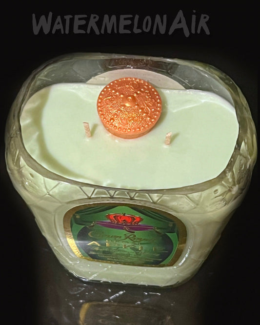 Crown Royal GREEN APPLE Bottle Candle 25oz