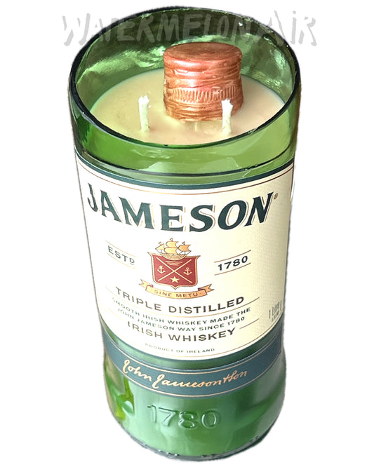 IRISH WHISKEY bottle / Pipe Tobacco Scented Candle