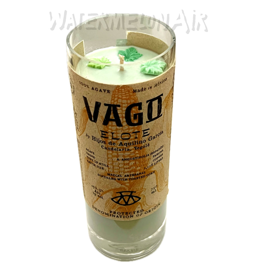Woodland Sage Bottle Candle | summer candles | non toxic candles | pet safe | Vago Elot bottle candle