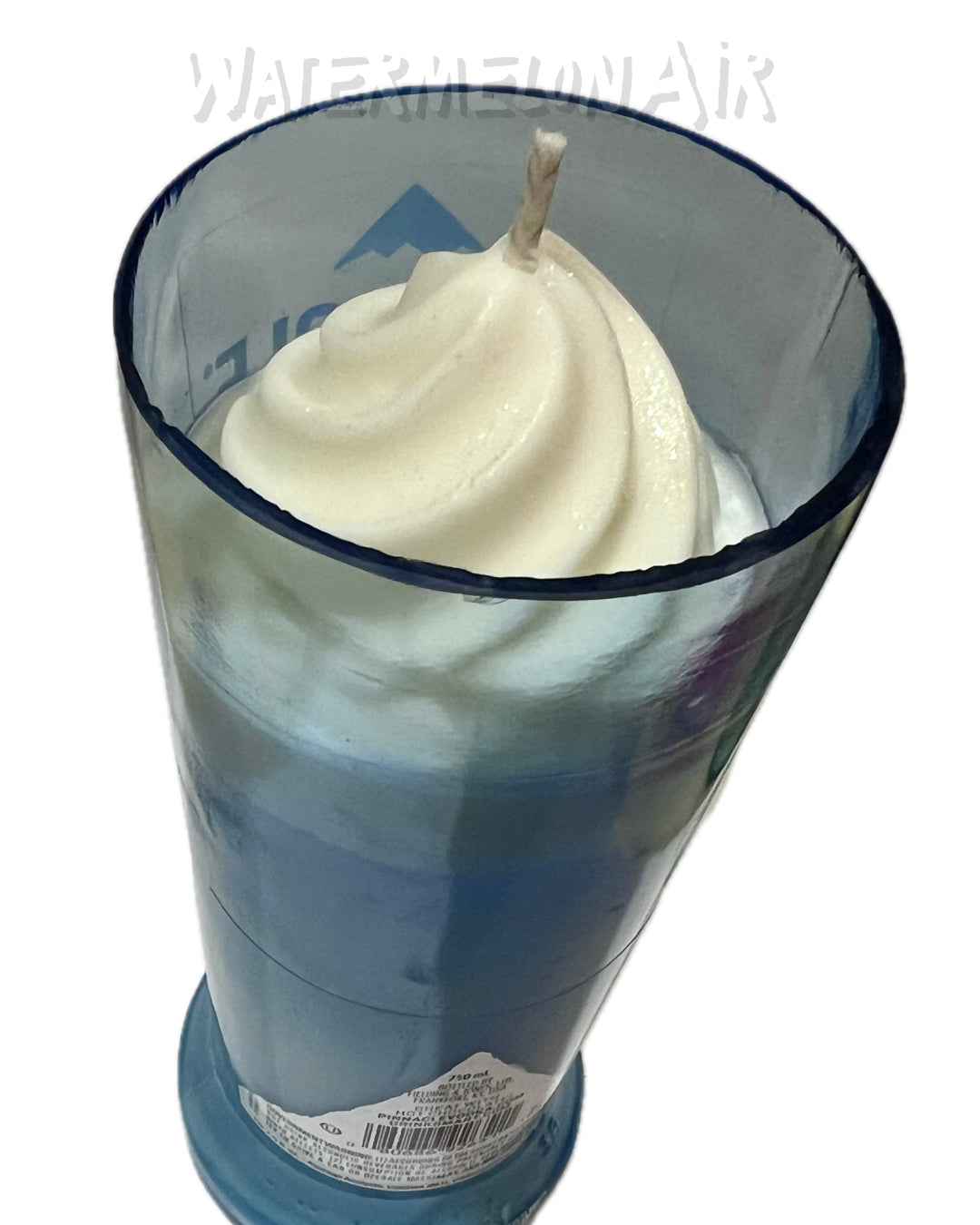 VANILLA WHIPPED CREAM Bottle Candle | Fake food candle | soy wax candle | no toxins | smells so good