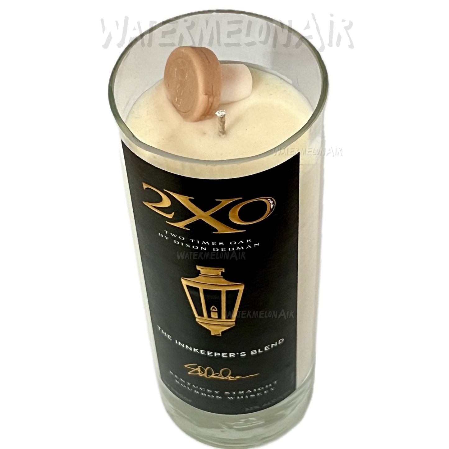 2XO Bottle Candle | Black Cherry Scent | man cave | she shed | upscale gift | natural | non-toxic candles