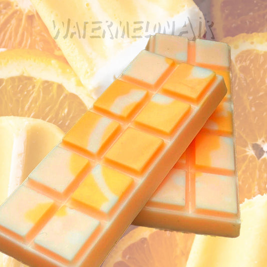 ORANGE DREAMSICLE Wax Snap Bars Melts | Ice cream truck wax melts | Nostalgic Scent