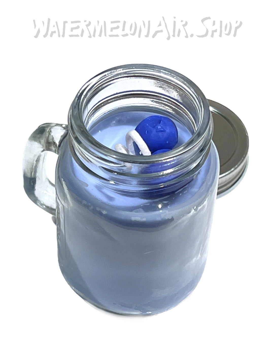 BLUEBERRY Soy Candle | 4oz | travel size candle | natural soy wax | smells like BLUEBERRIES | FOOD Scent