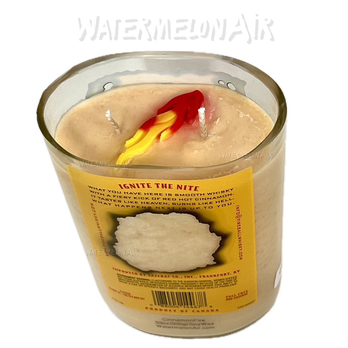 FIREBALL Bottle Candle