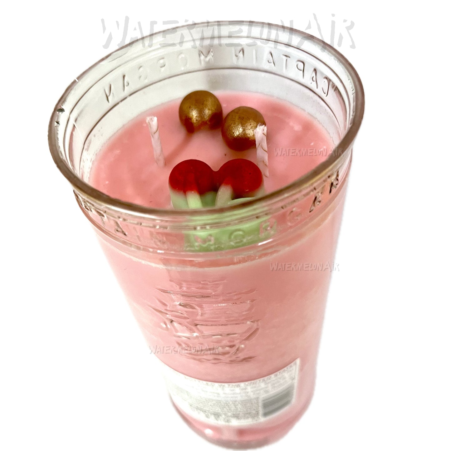 CAPTAIN MORGAN CherryCoconutBomb Bottle Candle | summer candles | non toxic candles | pet safe