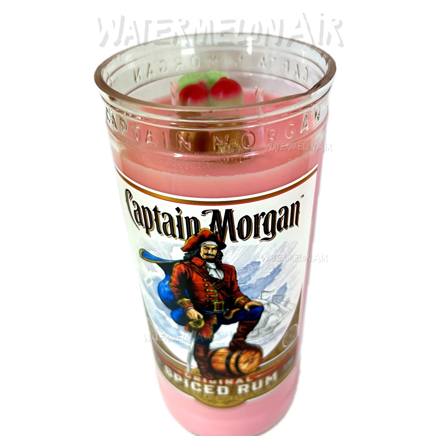 CAPTAIN MORGAN CherryCoconutBomb Bottle Candle | summer candles | non toxic candles | pet safe