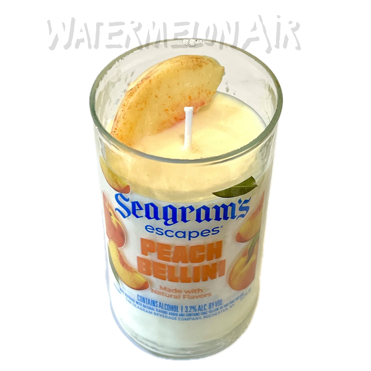 Peach Bellini Bottle Candle | Fun Scents