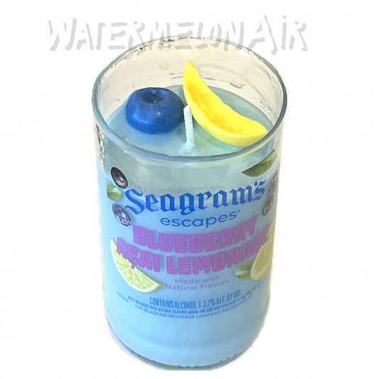 Blueberry Açaí Lemonade Bottle Candle | Fun Scents
