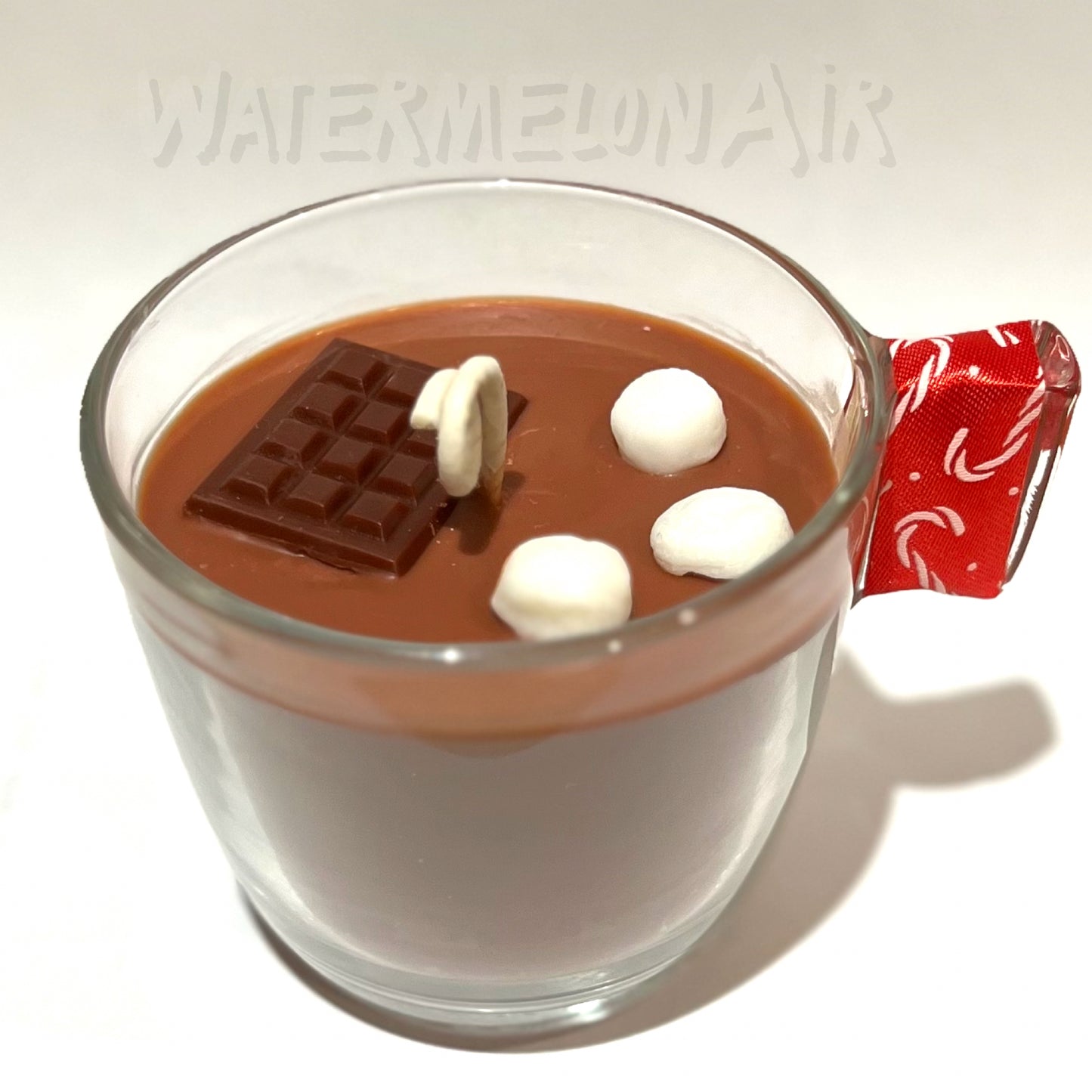 HOT COCOA Cup 8oz Soy Candle | smells like cocoa | cocoa candles | faux food