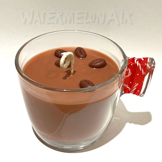 COFFEE HOUSE Coffee Cup 8oz Soy Candle | smells like coffee | coffee candles | faux food