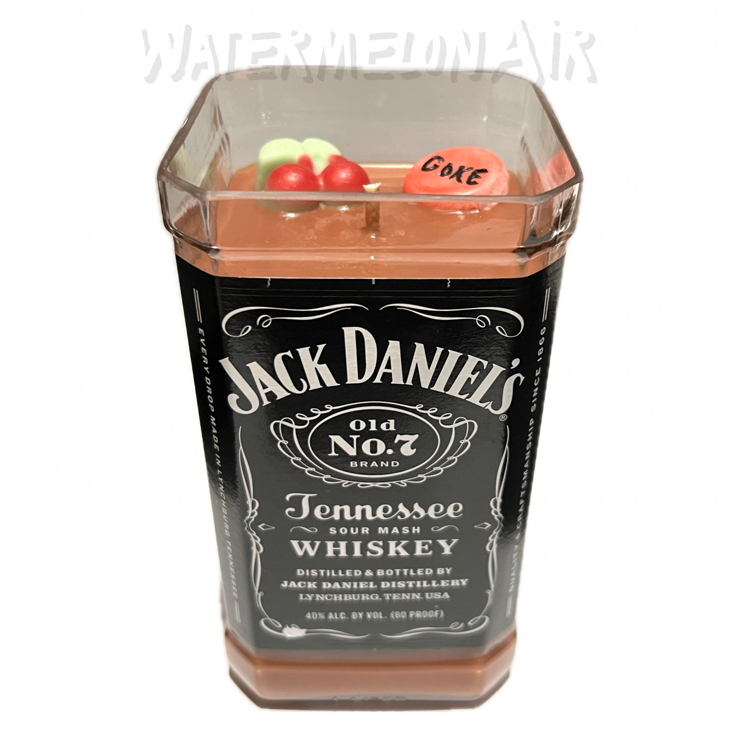 Jak CHERRY COKE Bottle Candle | Faux Drink Candle | Soy | Natural Clean Burn | 25oz | Gift | Home Decor