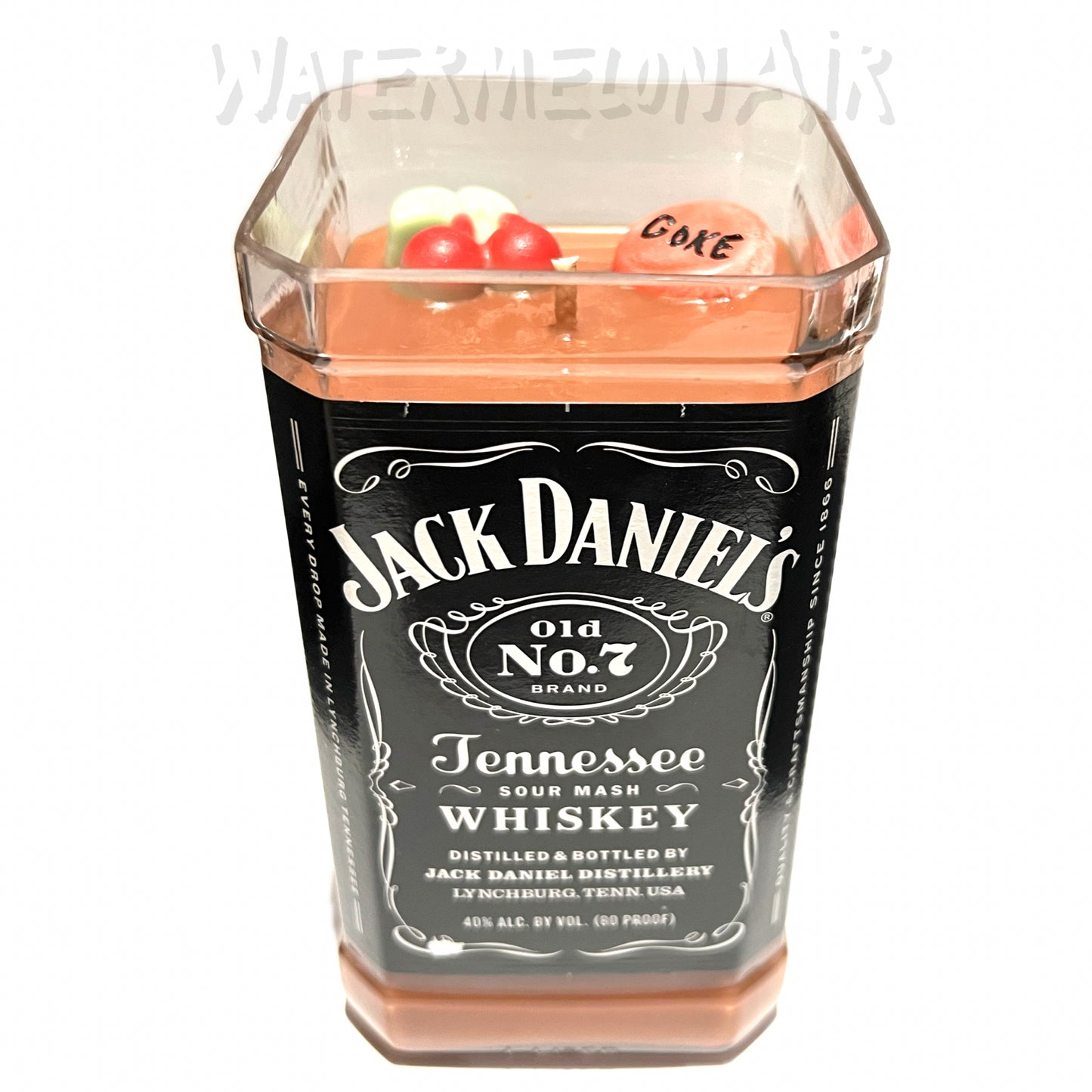 Jak CHERRY COKE Bottle Candle | Faux Drink Candle | Soy | Natural Clean Burn | 25oz | Gift | Home Decor