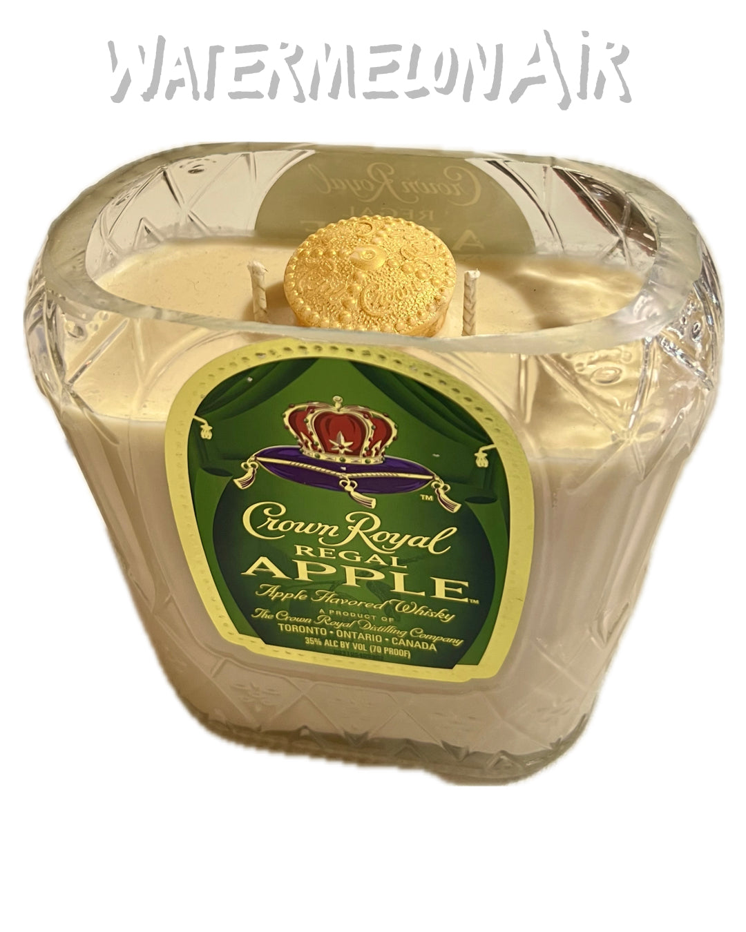 TAFFY APPLE Bottle Candle 25oz