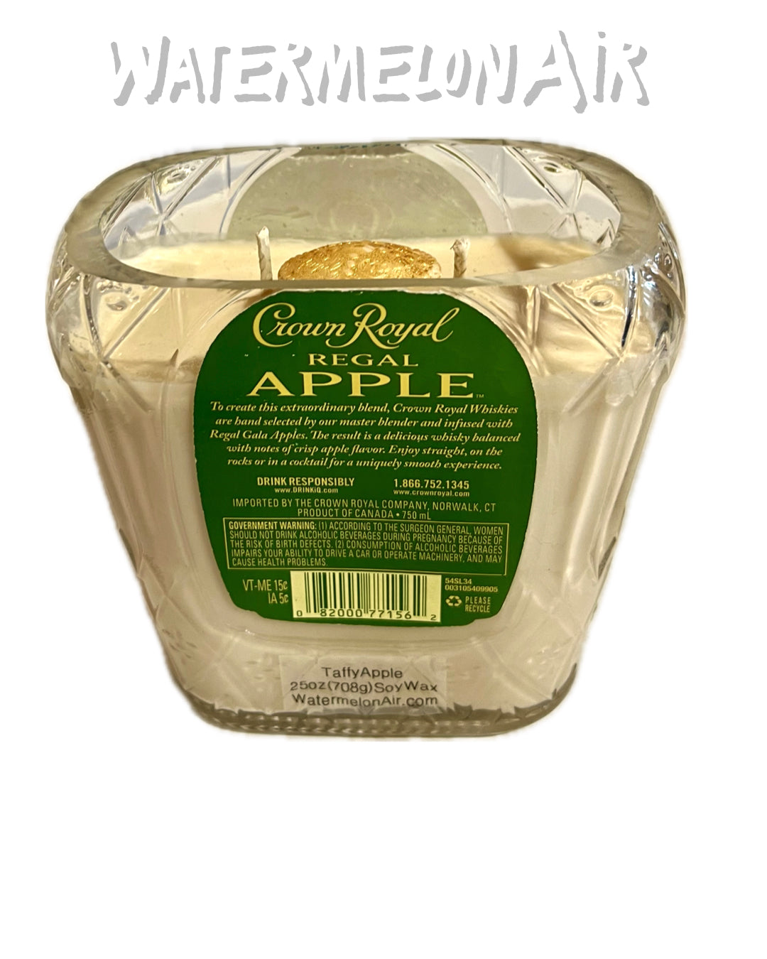TAFFY APPLE Bottle Candle 25oz