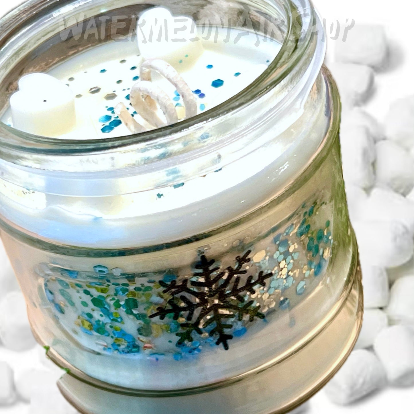 MARSHMALLOW SNOWFLAKE 14oz Soy Candle