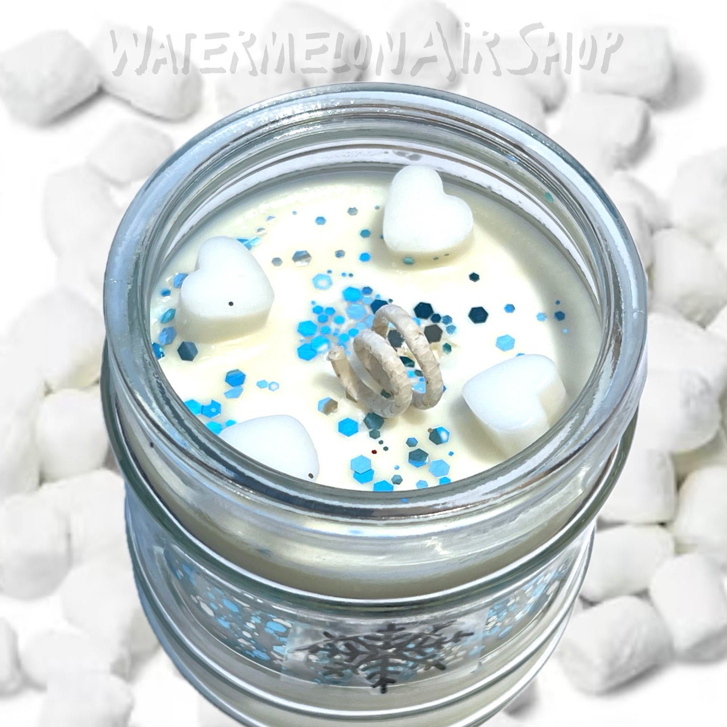 MARSHMALLOW SNOWFLAKE 14oz Soy Candle