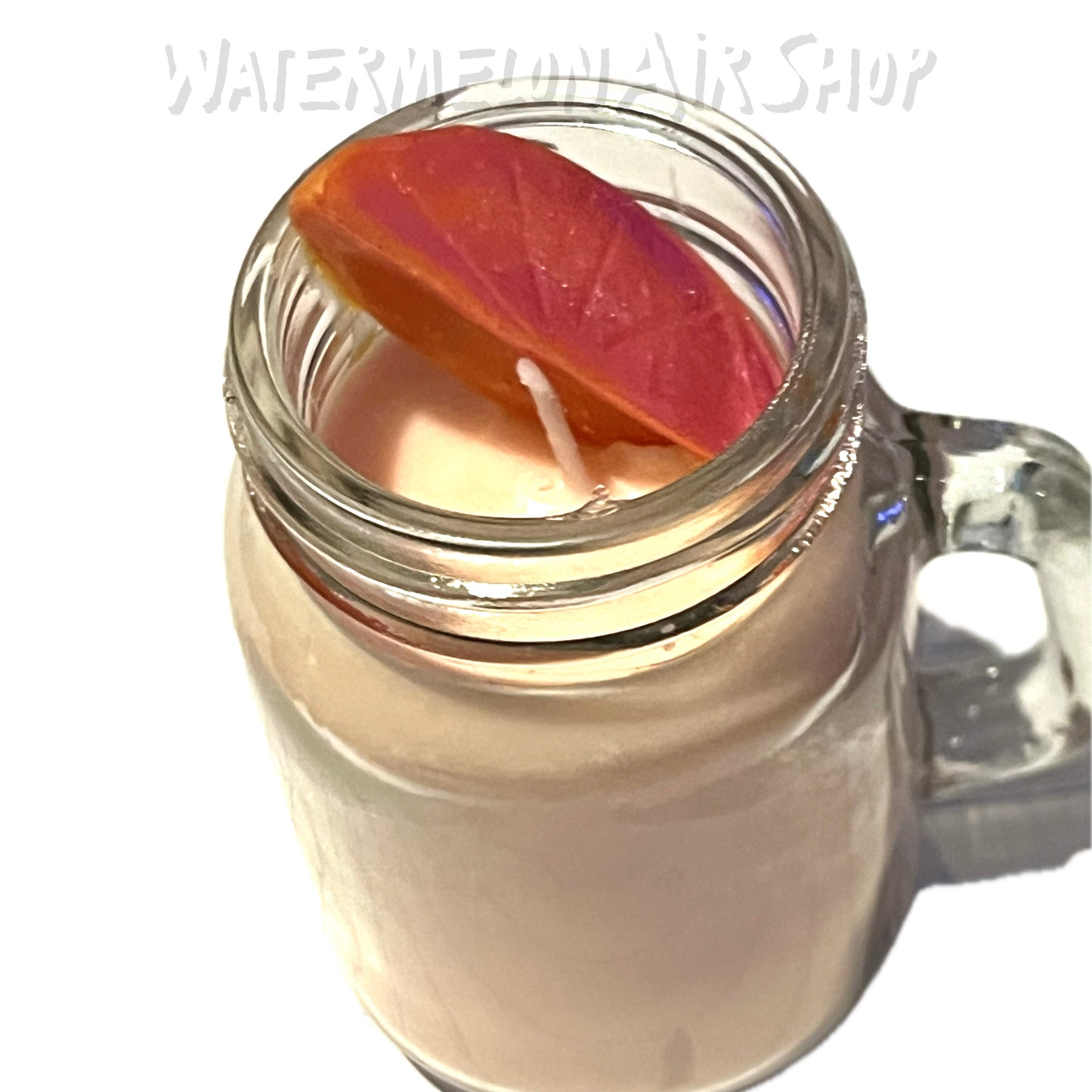 GRAPEFRUIT ZESTY Soy Candle | 4oz travel size | cute gift | natural soy wax | smells like zesty grapefruit | Food Scent