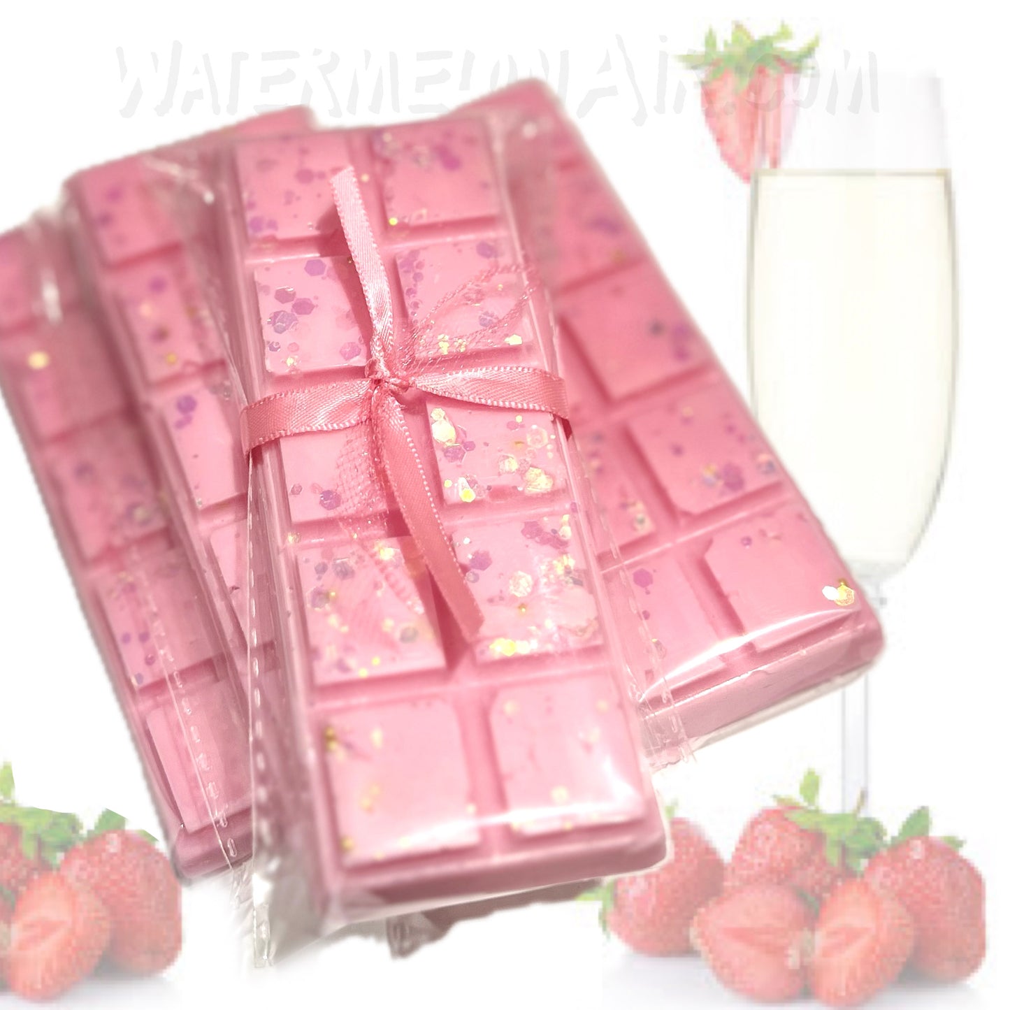 STRAWBERRIES & CHAMPAGNE Snap Bar Wax Melts