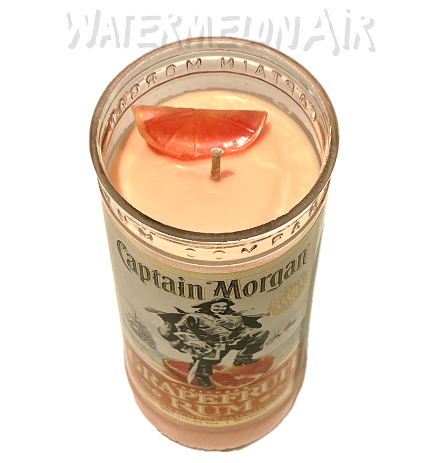 Grapefruit Bottle Candle | summer candles | non toxic candles | captain morgan candle