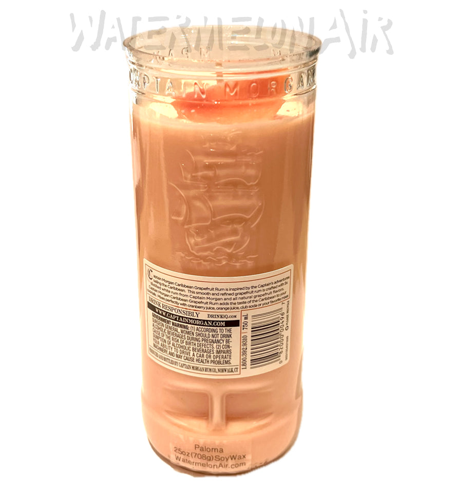 Grapefruit Bottle Candle | summer candles | non toxic candles | captain morgan candle