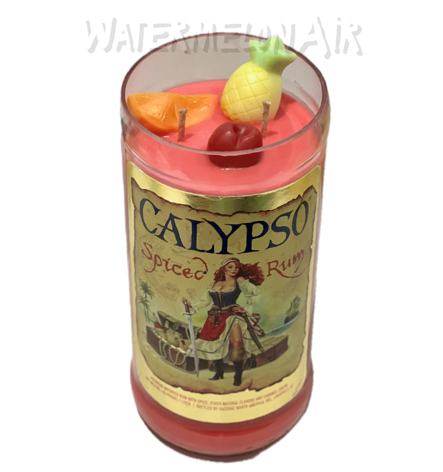 Rum Punch Bottle Candle | summer candles | non toxic candles | pet safe | CALYPSO candle