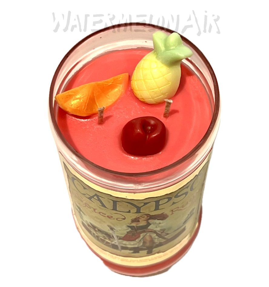 Rum Punch Bottle Candle | summer candles | non toxic candles | pet safe | CALYPSO candle