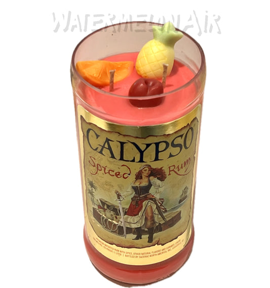 Rum Punch Bottle Candle | summer candles | non toxic candles | pet safe | CALYPSO candle