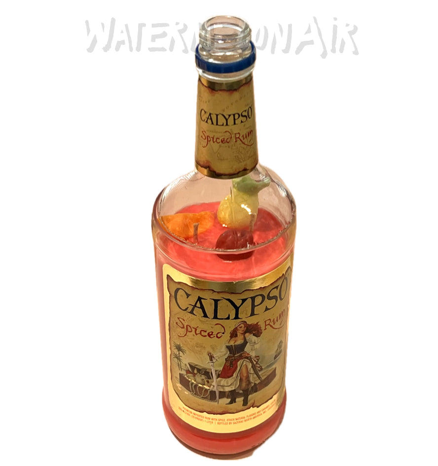 Rum Punch Bottle Candle | summer candles | non toxic candles | pet safe | CALYPSO candle