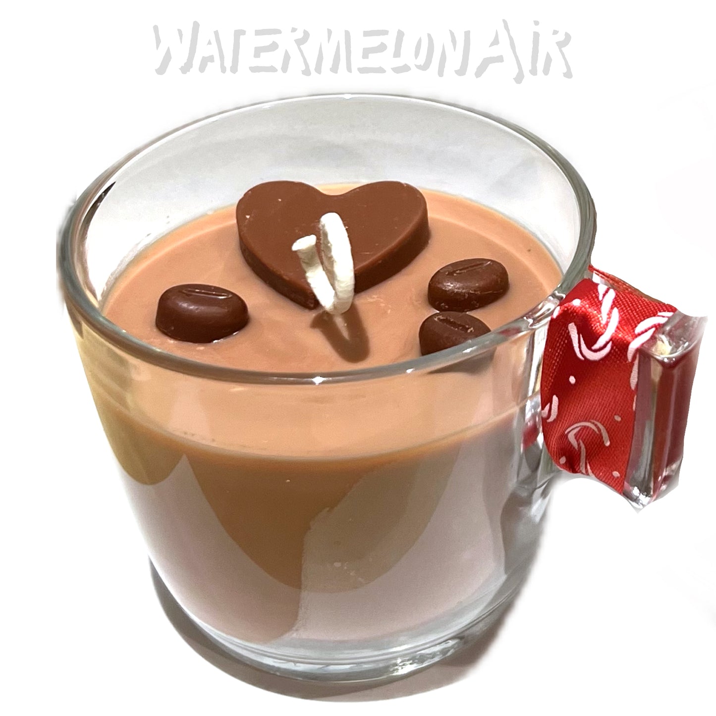 MOCHA Coffee Cup 8oz Soy Candle | smells like mocha | mocha coffee candles | faux food