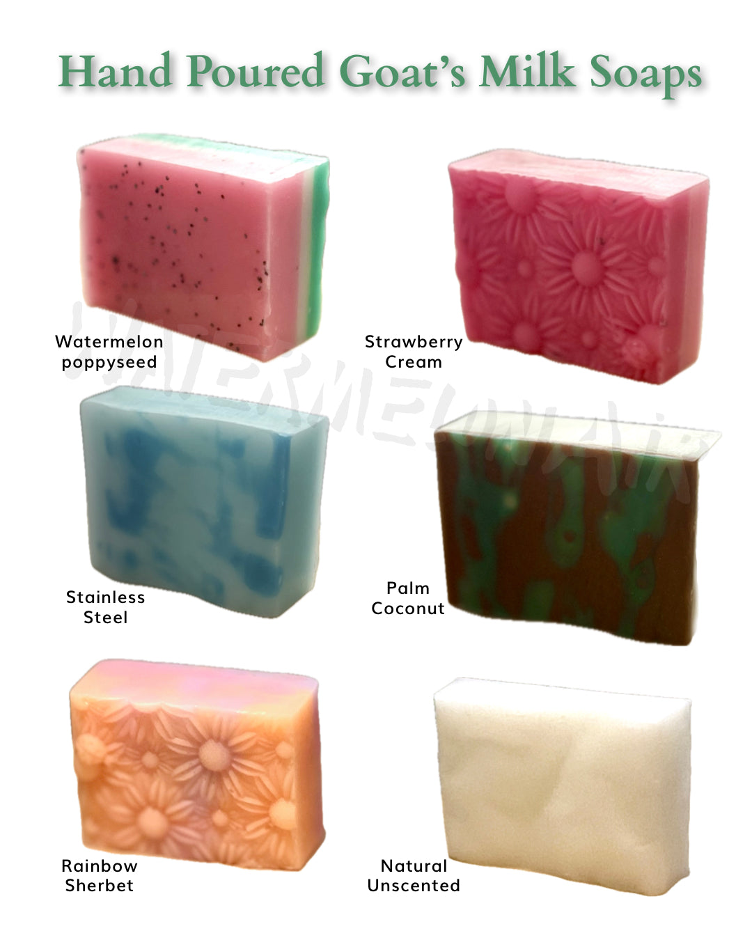 Palm Coconut Soap, Goat’s Milk Natural Soap, Hand Poured Soap, Handcrafted Soap, Softening Soap, Fresh Scented, Bar soap, Exfoliating soap