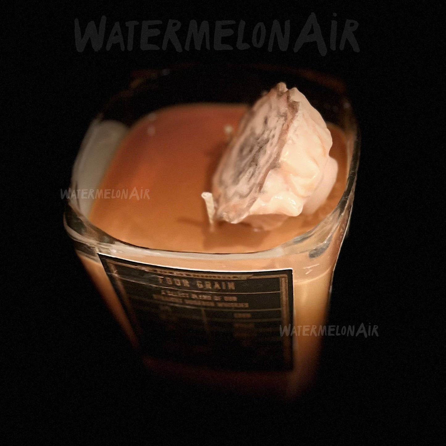 Bourbon Wood Bottle Candle | old elk candle | 25oz soy wax